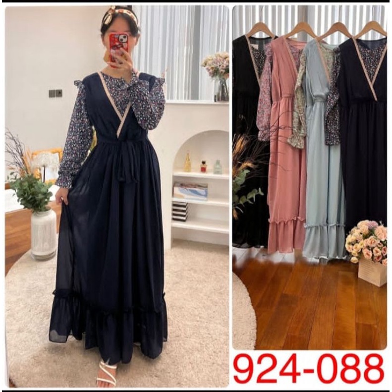 gamis ceruty full puring gratias