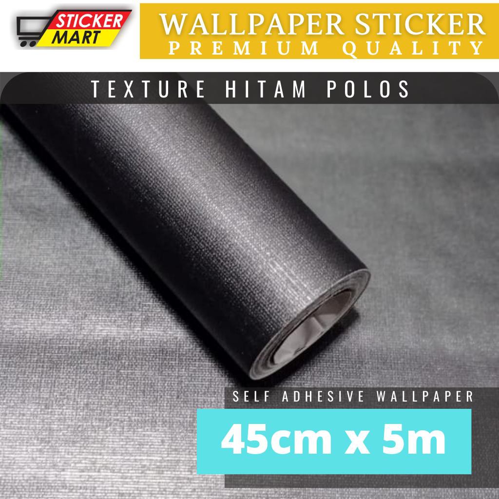 sticker wallpaper texture hitam polos