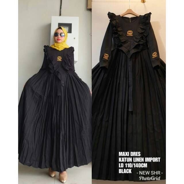 MAXI DRESS KATUN LINEN ORI SHR