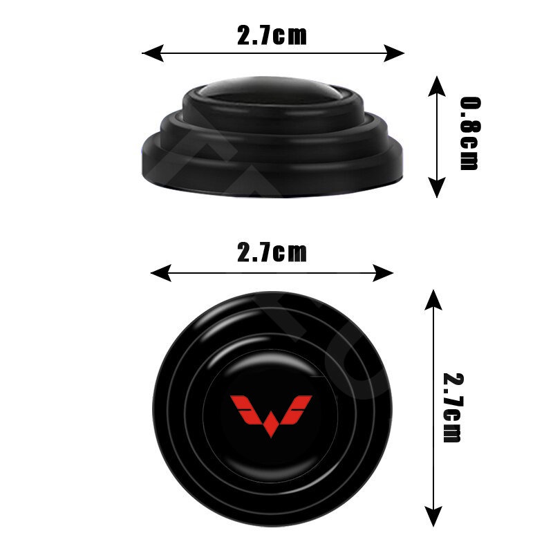 4/8/12 Pcs Bagasi Pad Pintu Shock Stiker Universal Absorber Buffer Bantal Peredam Suara Untuk Wuling Confero Cortez Almaz Confero s