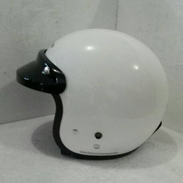 Helm Cargloss Retro Putih
