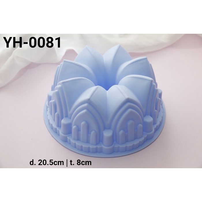 

KUE-PENGHIAS-ALAT- YH-0081 LOYANG SILIKON CETAKAN SILIKON CETAKAN PUDING CHIFFON CAKE -ALAT-