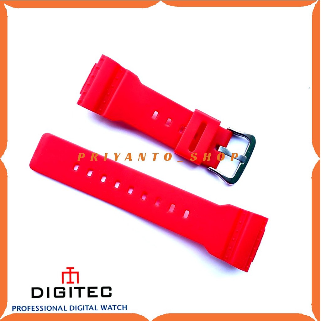 Strap Tali jam Tangan Digitec 2066 Digitec DG-2066T Oem Rubber Watch