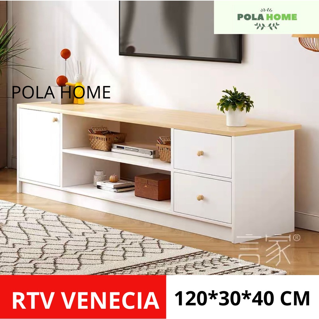 Pola Rak TV Buffet TV cabinet Minimalis Modern