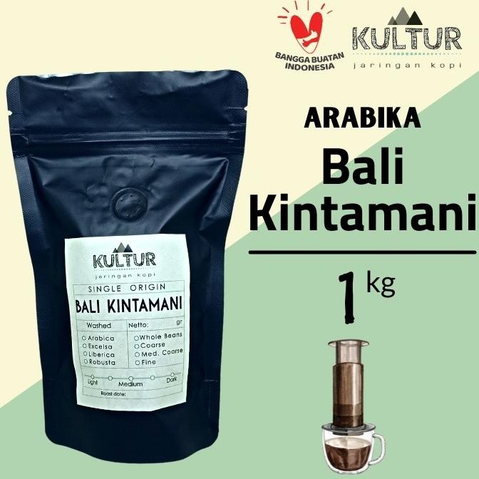 

[COD] COFFEE BEAN BIJI KOPI ARABIKA BALI KINTAMANI 1 KG [COD]