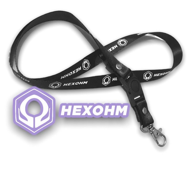

Lanyard HEXOHM tali lanyard VAPE gantungan kunci name tag id card kartu nama / tali lanyard gantungan leher
