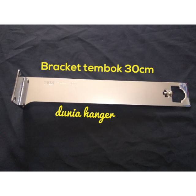 Bracket TEMBOK 30cm untuk pipa bulat / kotak 30cm