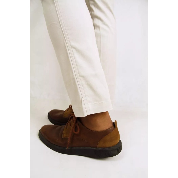 Celana Chino COLE Cream Slimfit Bahan Stretch 03 Original Premium Cotton | Celana Chino Pria | Bahan Melar