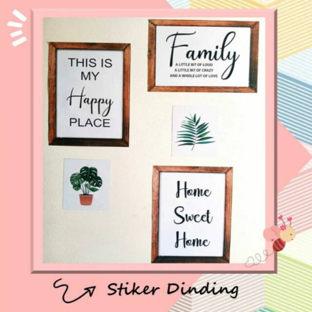 Stiker Dinding A4