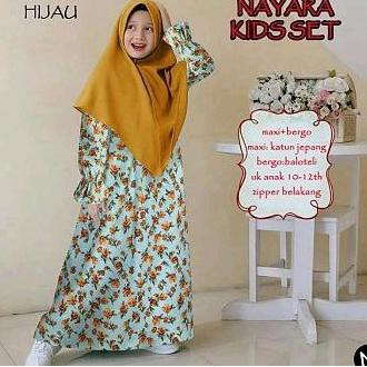 Promo Kid Alda Lavender Polka Gamis Syari Anak Perempuan Hijab Baju Muslim Gaun Pesta Modis Modern