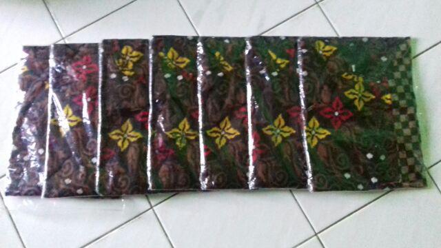 Tey-17 Batik Wanita Asj Sa Hrb026 Kenongo Kemeja Tosca Pendek