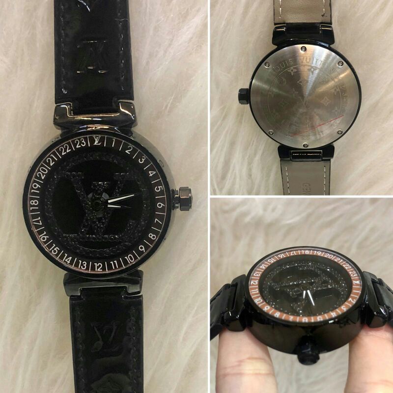Jam Louis Vuitton Chronometer Putar, Fesyen Wanita, Jam Tangan di Carousell