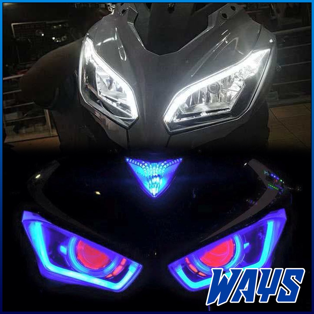 L164 | Lampu DRL Alis 60cm LED Mobil Motor Universal- Untuk Semua Jenis Motor