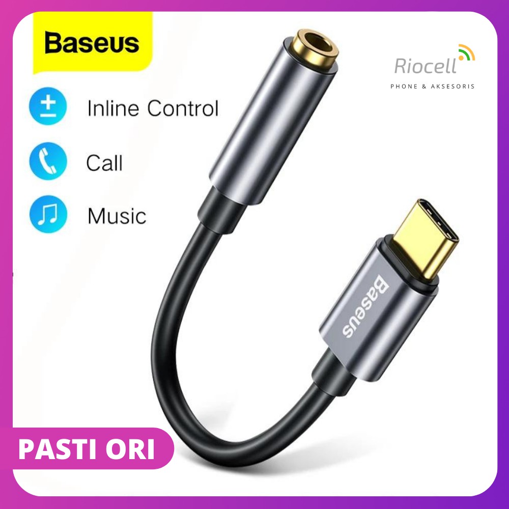 Baseus Audio Converter USB Type C to Aux 3.5mm Input Call &amp; Music Hifi Samsung S22 /S21 /  IPad Pro 11 / iPad Air 4