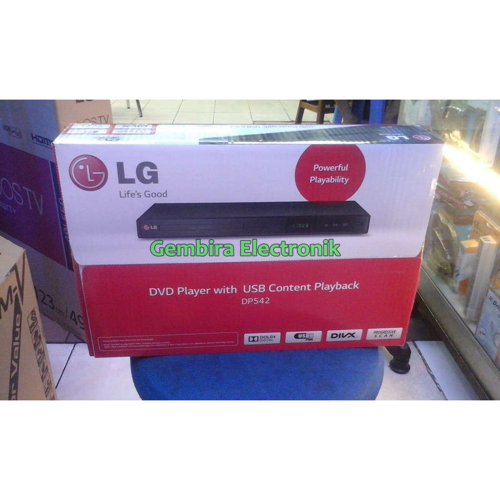 LG DVD Player DP542