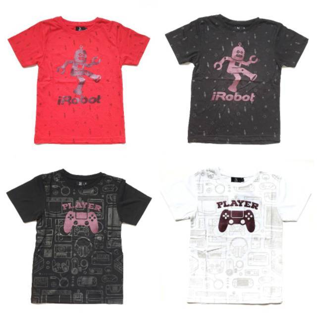 Kaos Anak Laki Fashion PLAYER ROBOT