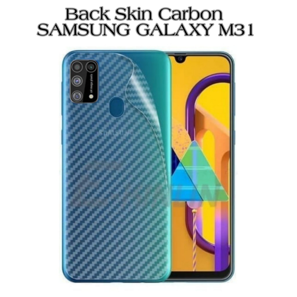 Sticker Garskin SAMSUNG M31 Back Skin Handphone Protector Transparant