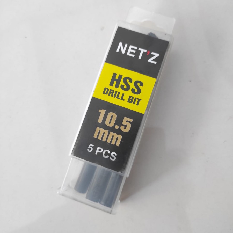 Mata Bor Besi Hitam 10.5 mm Netz HSS Yozuri