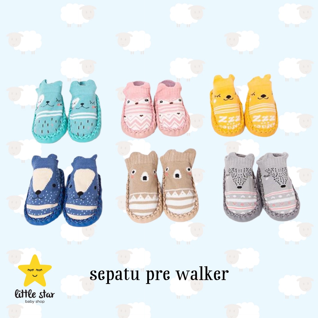 Sepatu Anak Bayi Import | Baby Shoes Prewalker Anti Slip | Kaos Kaki Anak Bayi