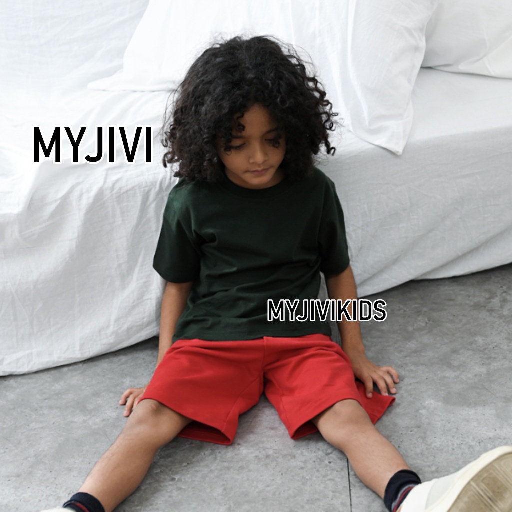 KAOS ANAK POLOS LENGAN PENDEK BY MYJIVIKIDS