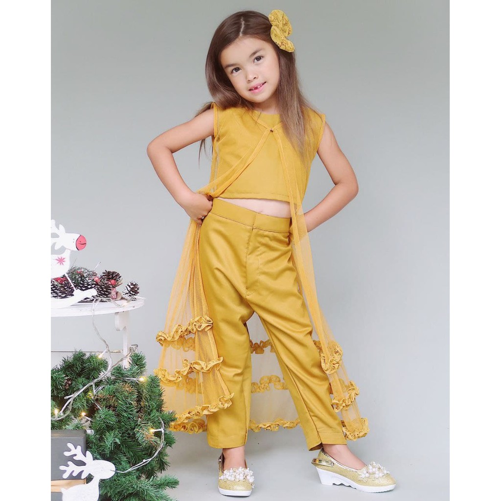 DRESS CHANEL SET ANAK & DEWASA KEKINIAN