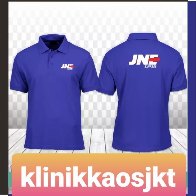 BAJU POLOSHIRT - KAOS KURIR EKSPEDISI JNE EXPRESS - POLOSHIRT JNE LOGO - S
