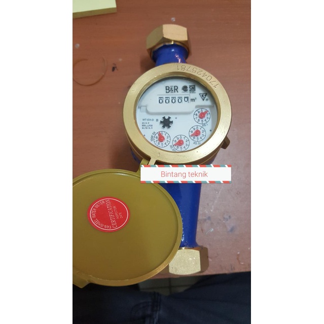Meteran Air Br / Water Meter Br B&R 1"