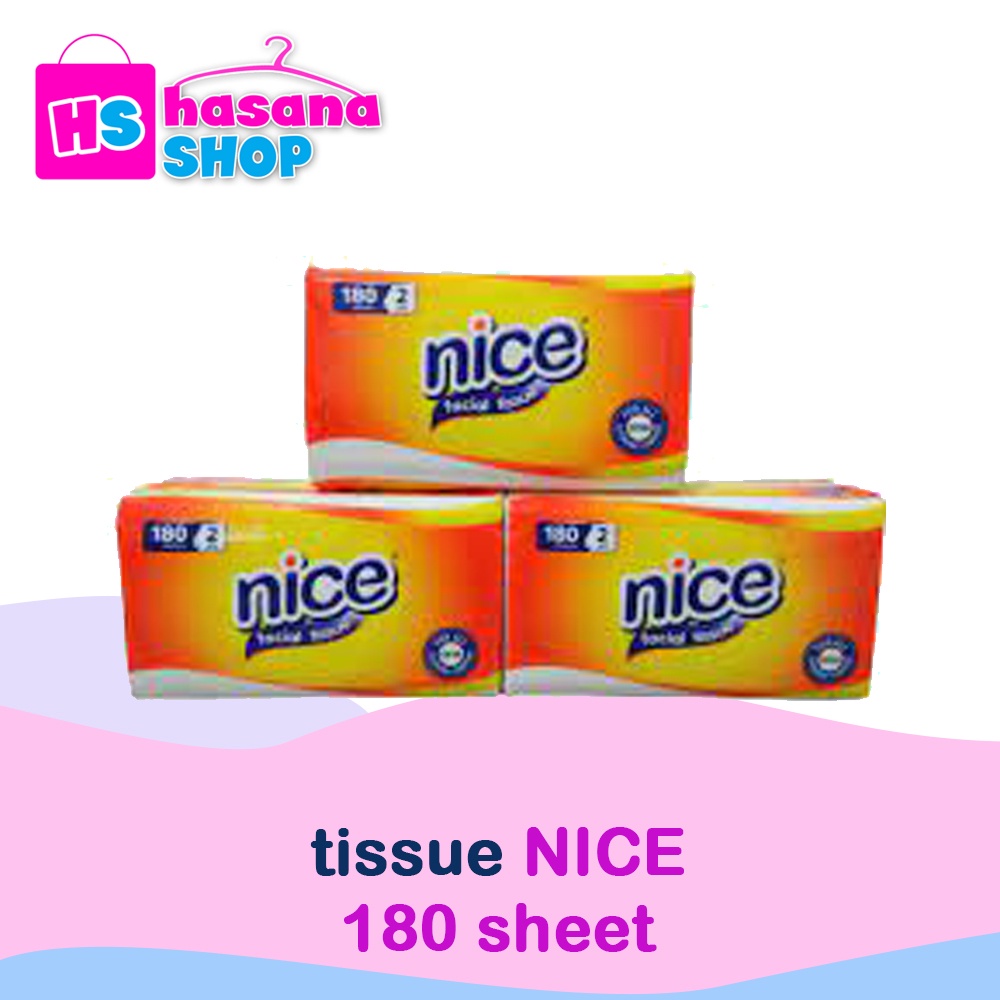 Tisu NICE Facial Tissue 180 Sheets 2 Ply / Tisu Tissu Travel PROMO BISA COD