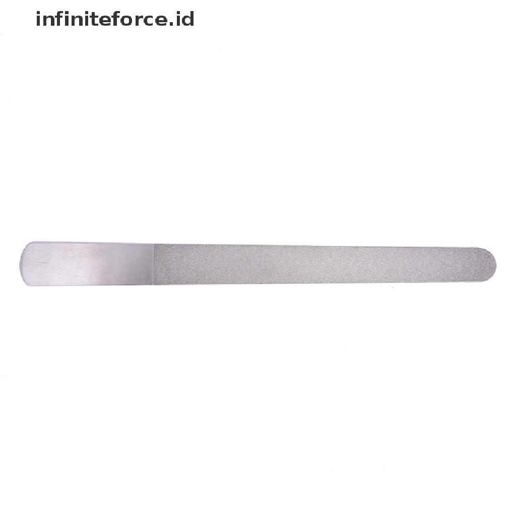 Infiniteforce.id Kikir Kuku Dua Sisi Bahan Stainless Steel Untuk Manicure / Pedicure