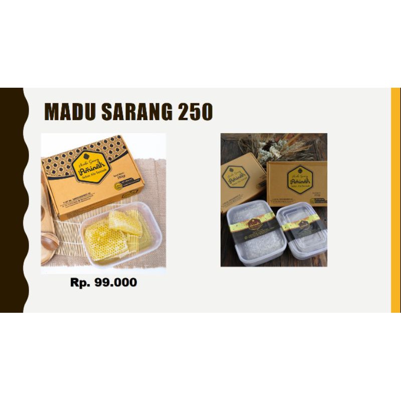 

Madu Sarang Aminah 250gr Premium Asli Bergaransi