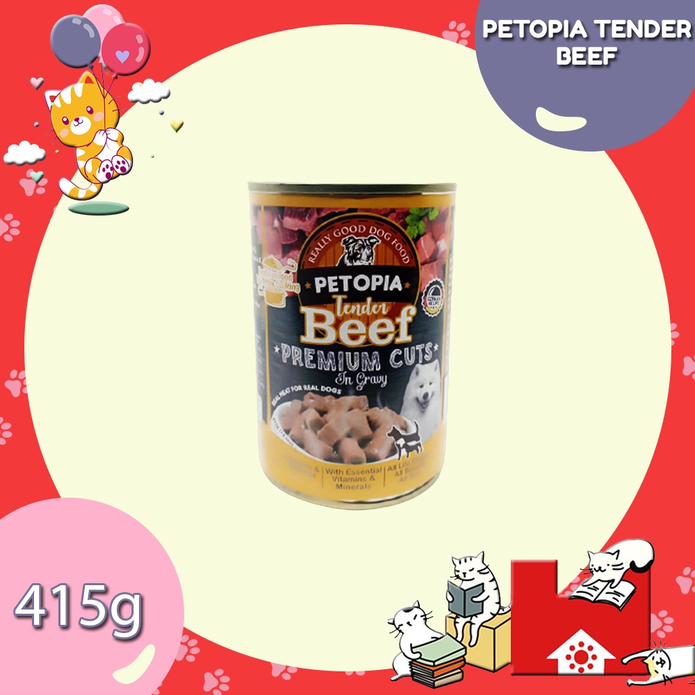 PETOPIA DOG 415GR - Makanan basah kaleng anjing 415 GR