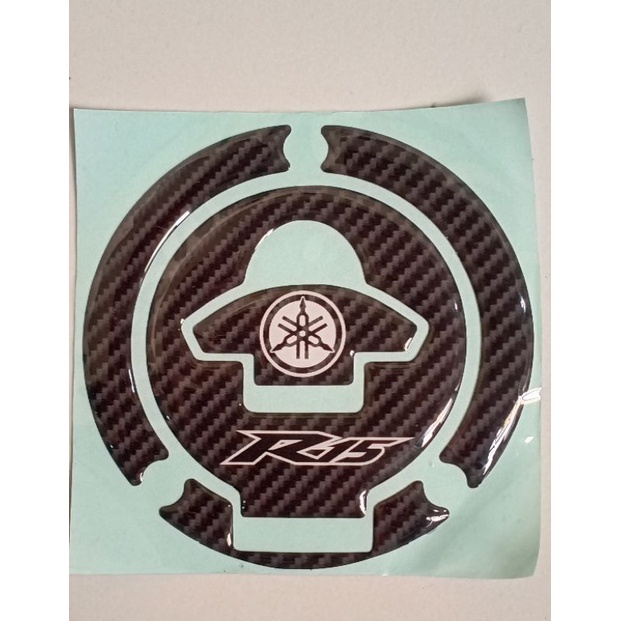 sticker timbul tutup tangki / bensin R15