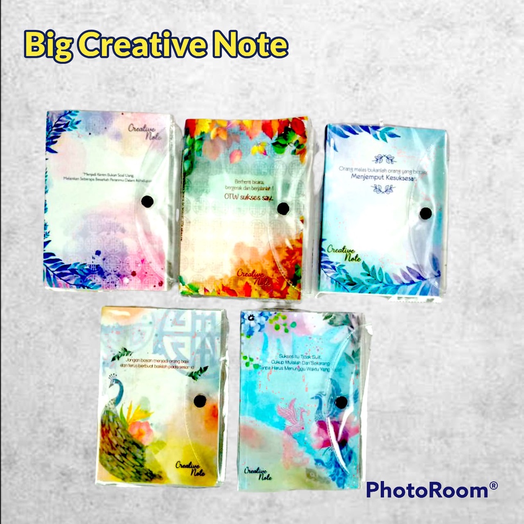 

Buku Creative Note Besar / BIG Creative Notebook Original, murah, & selalu Ready