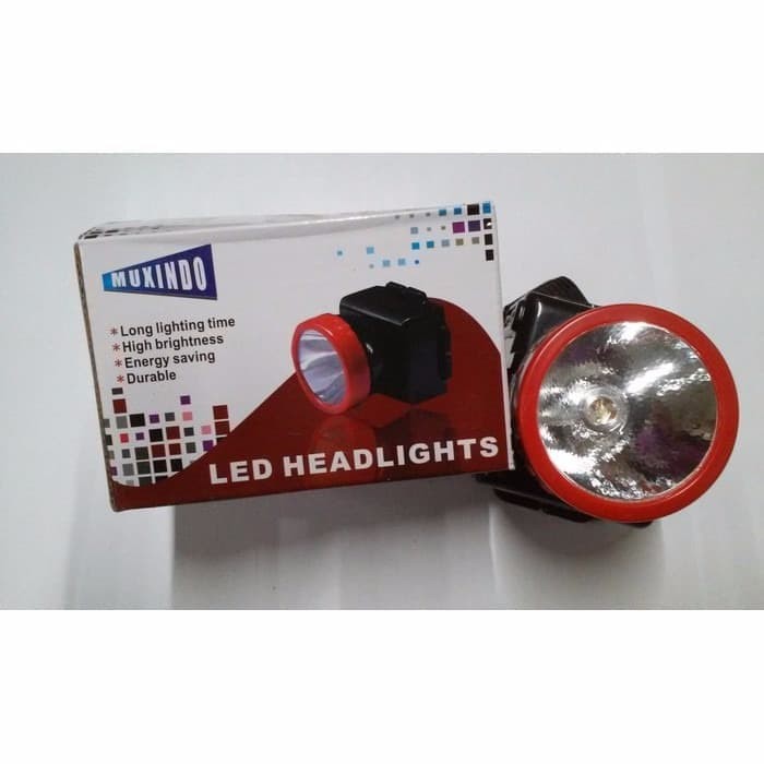 Senter Kepala Charge Muxindo 211 Rechargeable LED Headlights