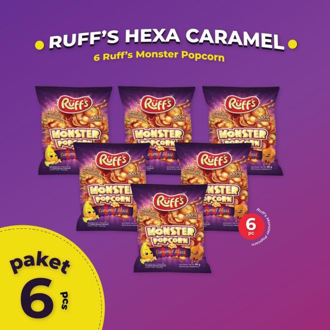

Ruff's Hexa Caramel Popcorn TERBATAS Kode 420