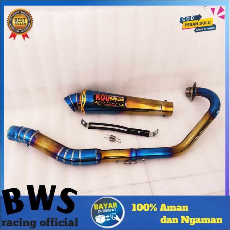 Knalpot kou mahacai bluemoon vixion new vixion old Vixion r