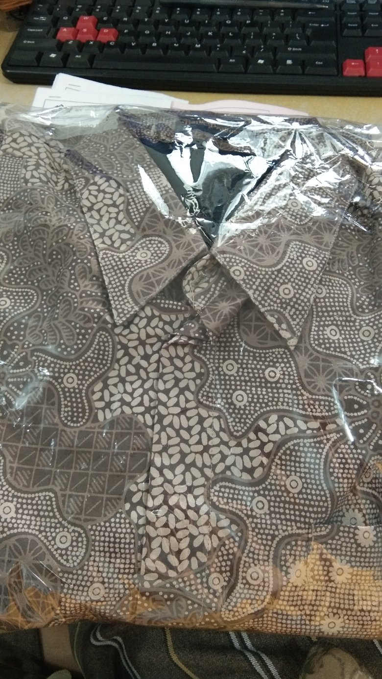 Motif Sekar Jagad #3 Pendek Kemeja Batik Pria Full Furing