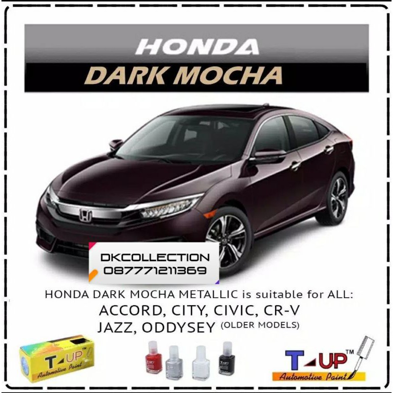 CONTOH CAT MOBIL HONDA DARK MOCHA CAT OLES MOBIL HONDA SAMPLE CAT MOBIL HONDA