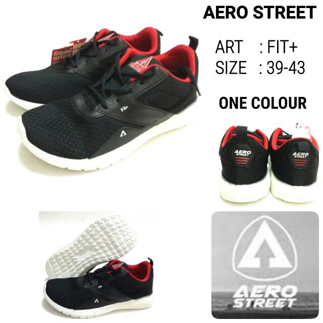 SEPATU RUNNING OLAHRAGA PRIA ATAU WANITA AERO STREET FIT + TERMURAH AERO STREET SHOES