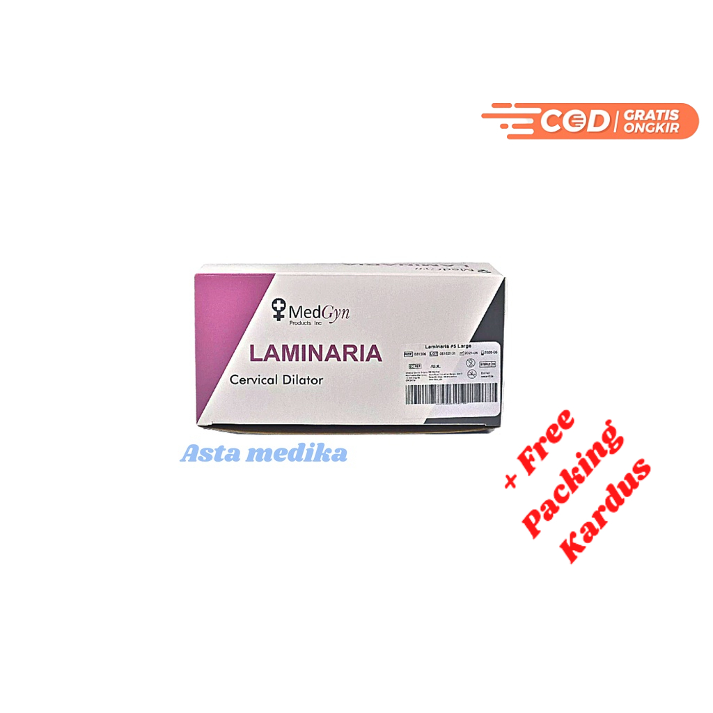 Laminaria MedGyn S M L XL Vertical Dilator Pembuka Mulut Rahim MedGyn