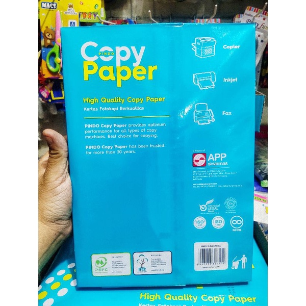 

MilL Kertas HVS A4 75gram Copy paper (1 rim) ojek only