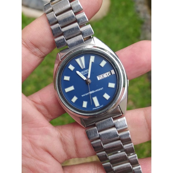 seiko 5 cal 7s26 blue dial custom matic