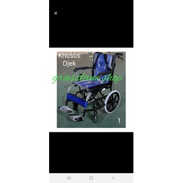 kursi roda traveling travel semi travel KY 871 LB Sella Abu2 (preloved/bekas)