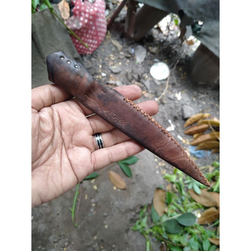 sarung kulit pisau simpel elegant unik kekinian