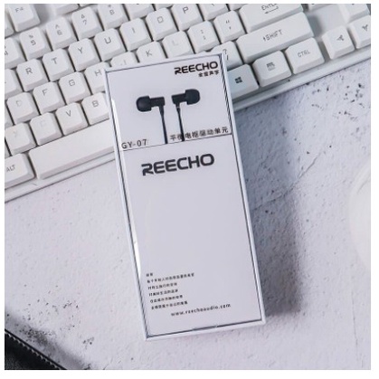 Reecho GY07 Single BA hifi Earphone with mic - Hitam