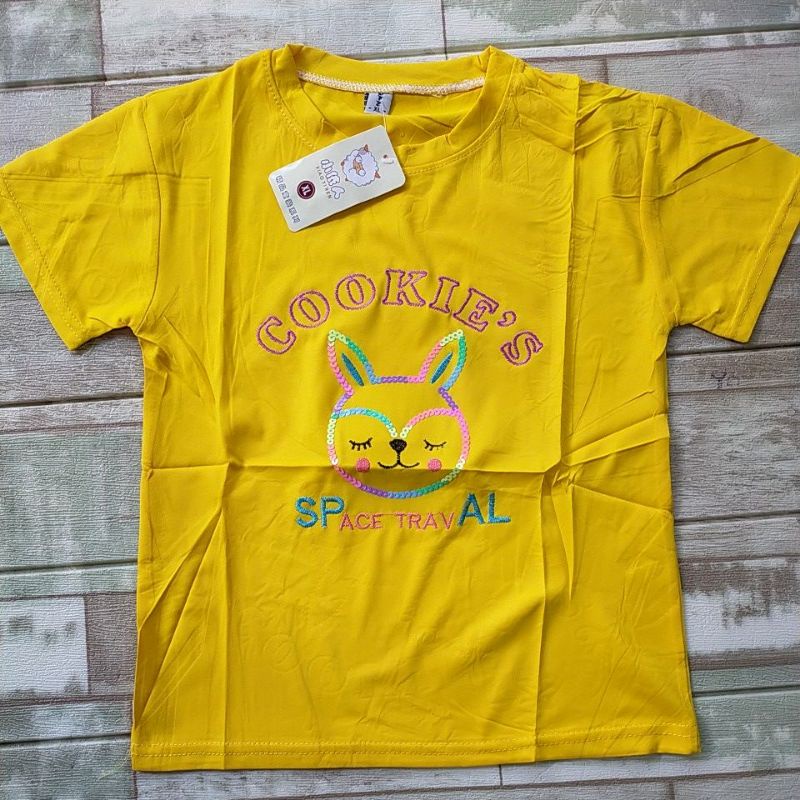 ATASAN KAOS IMPOR ANAK PEREMPUAN,Lengan Pendek,Size;M,L,Xl,XXl