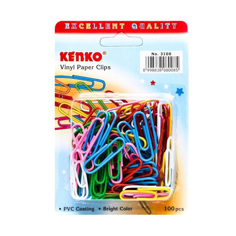 Kenko No 3100 Paper Clip - Warna Warni MULTICOLOR