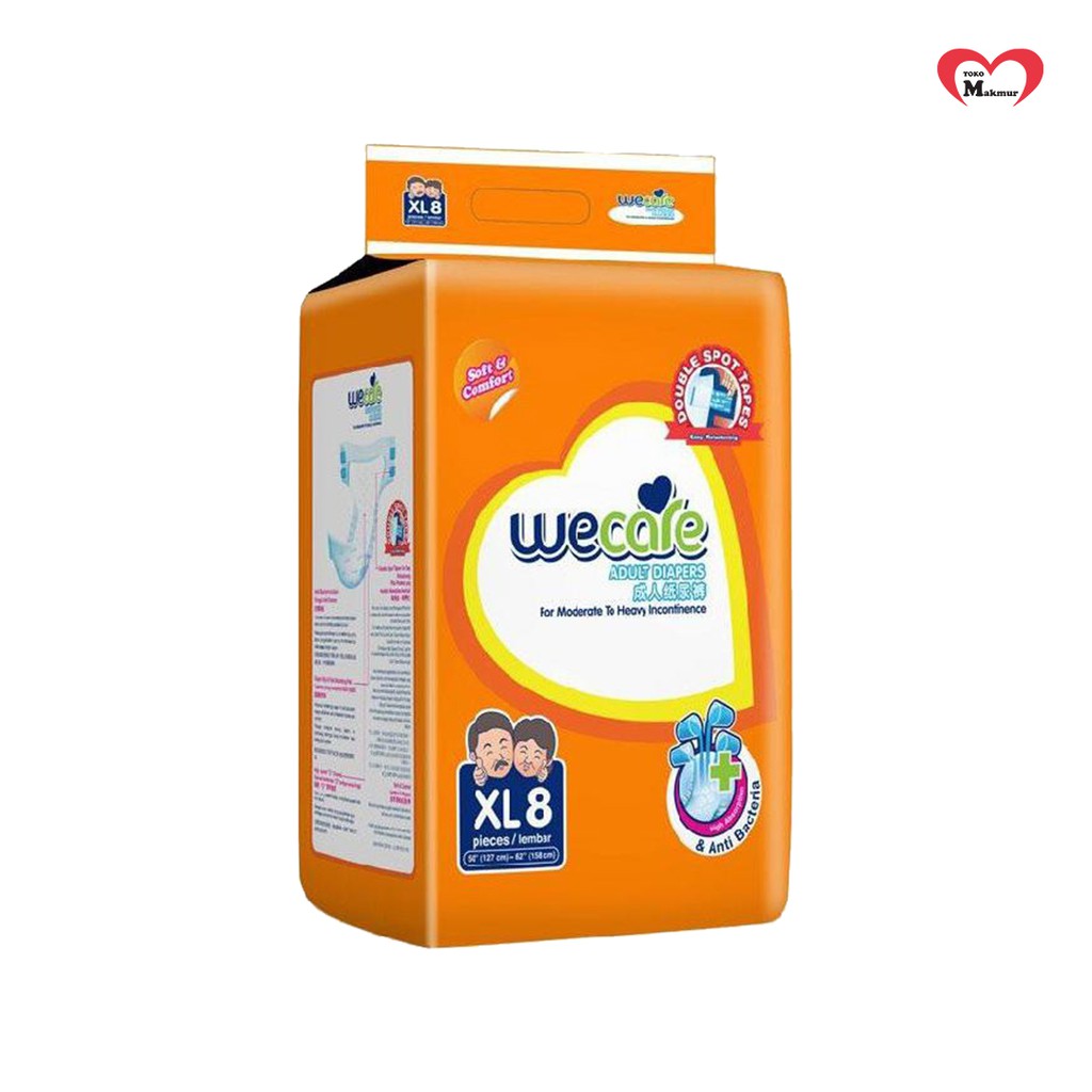 Wecare Adult Diapers M10/L8/Xl8 / Toko Makmur Online