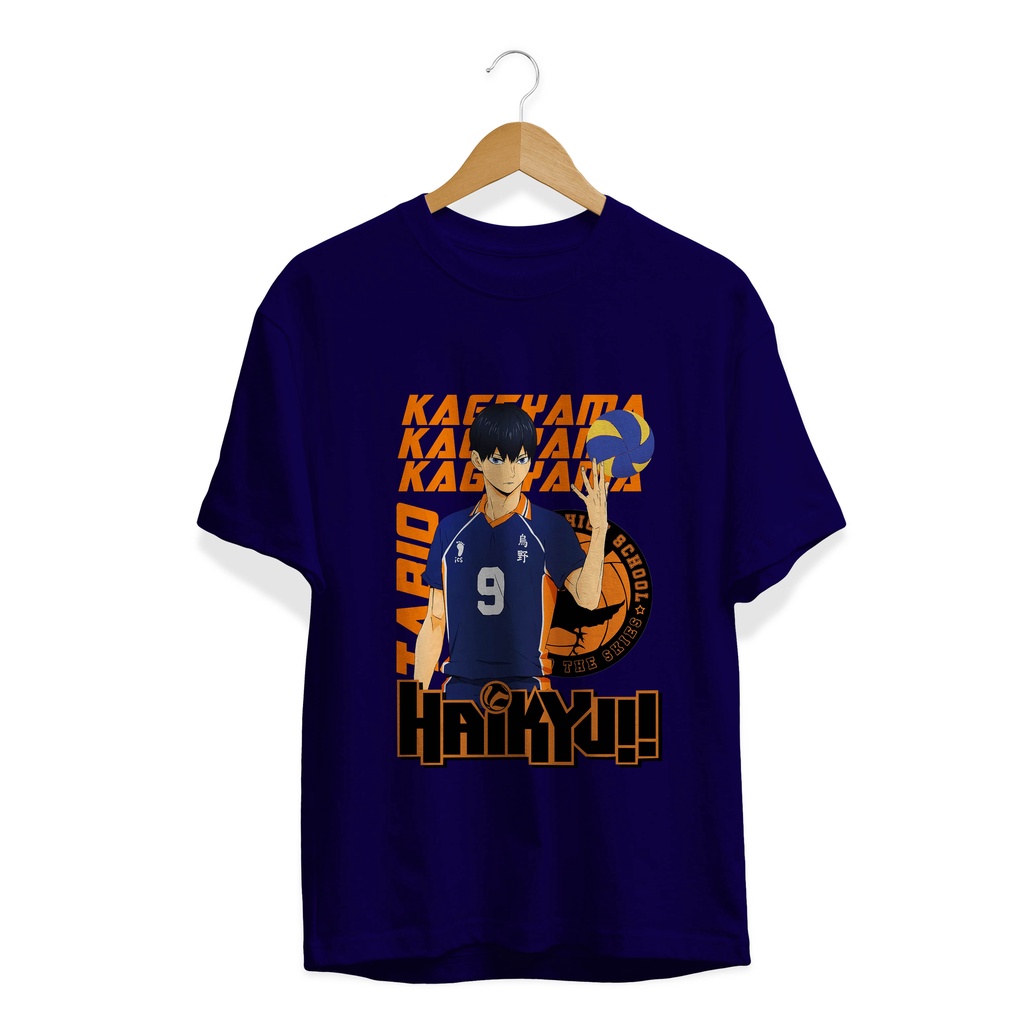 BAJU TSHIRT KAOS ORIGINAL DISTRO ANIME  HAIKYU KAGEYAMA TABIO PREMIUM