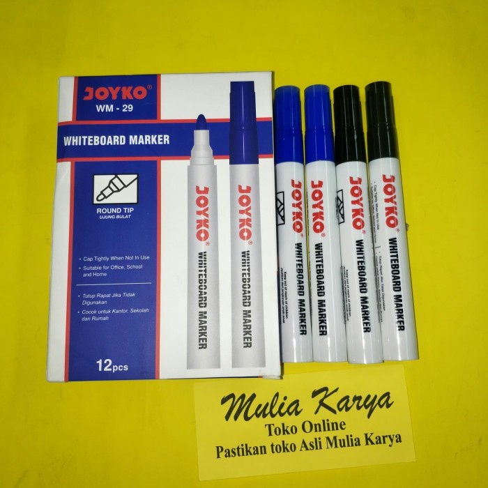 

Hari Ini Whiteboard Marker / Spidol Papan Tulis Joyko Wm-28 / Wm-29 / Box Promo